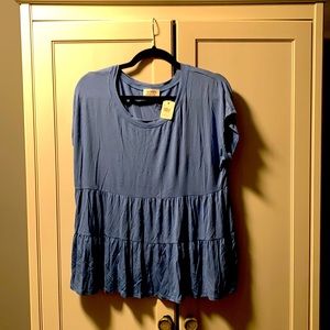 Short sleeve baby doll shirt